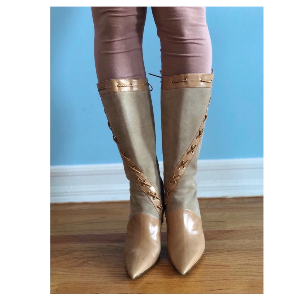 Jimmy Choo Camel Boots Size 36